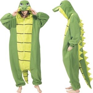 Green Alligator/crocodile Onesie Costume